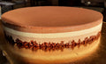 Bavarese ai Tre Cioccolati — Torta Intera